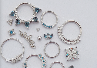 White Gold Nose Ring Australia - the piercing urge sydney White Gold Nose Ring Australia - the piercing urge sydney