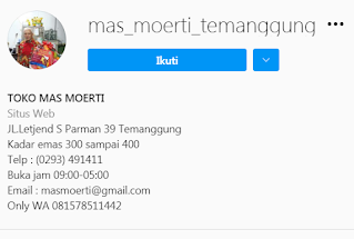 Toko Emas Moerti Temanggung Toko Emas Moerti Temanggung
