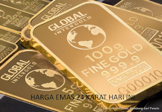 Harga Emas 24 Karat Hari Ini