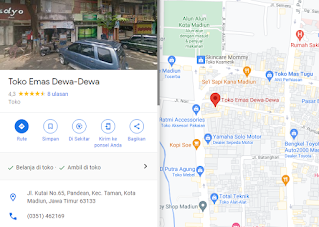 Toko Emas Pagoda Madiun