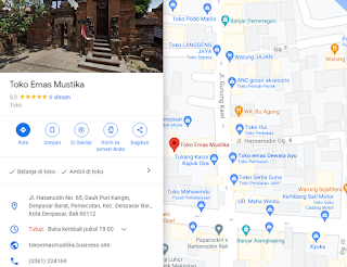 Toko Emas Mustika Denpasar Toko Emas Mustika Denpasar