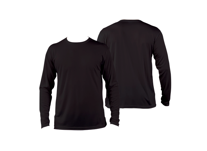 Kaos Polos Hitam Lengan Panjang HD